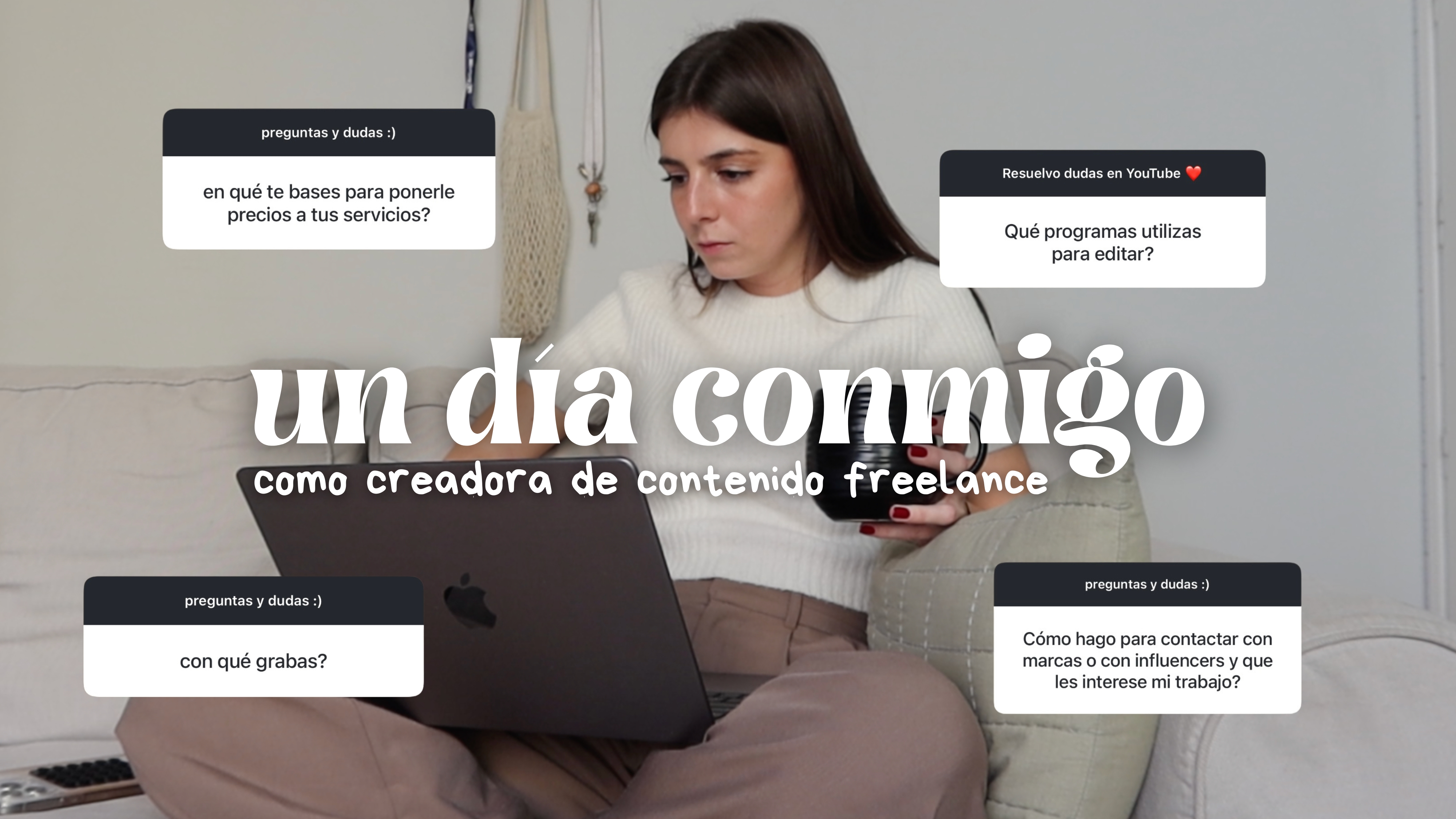 Pati como creadora de contenido freelance - un día conmigo
